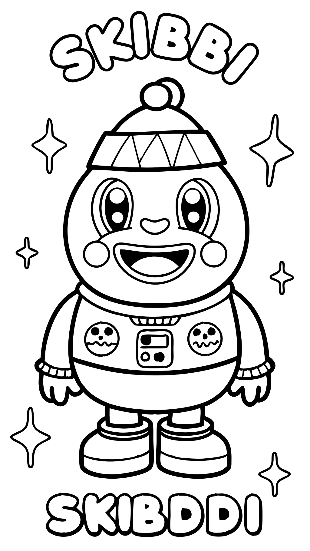 skibidi coloring pages